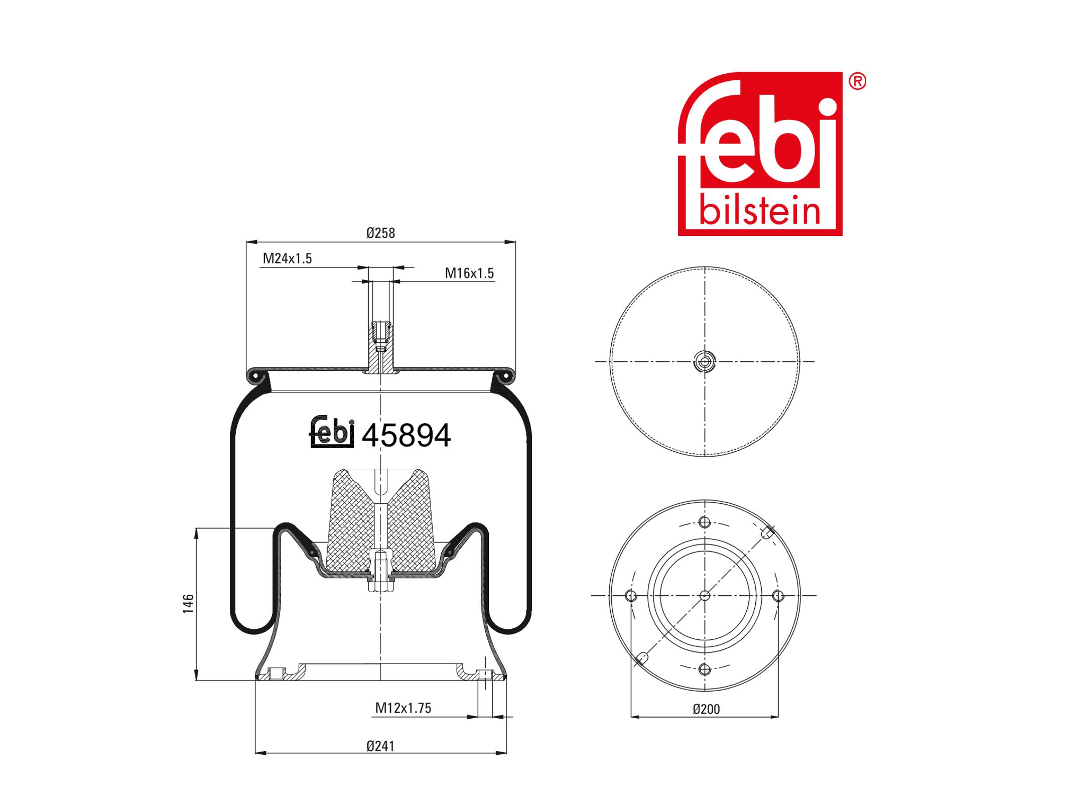 Luftfederbalg Febi 9423205921
