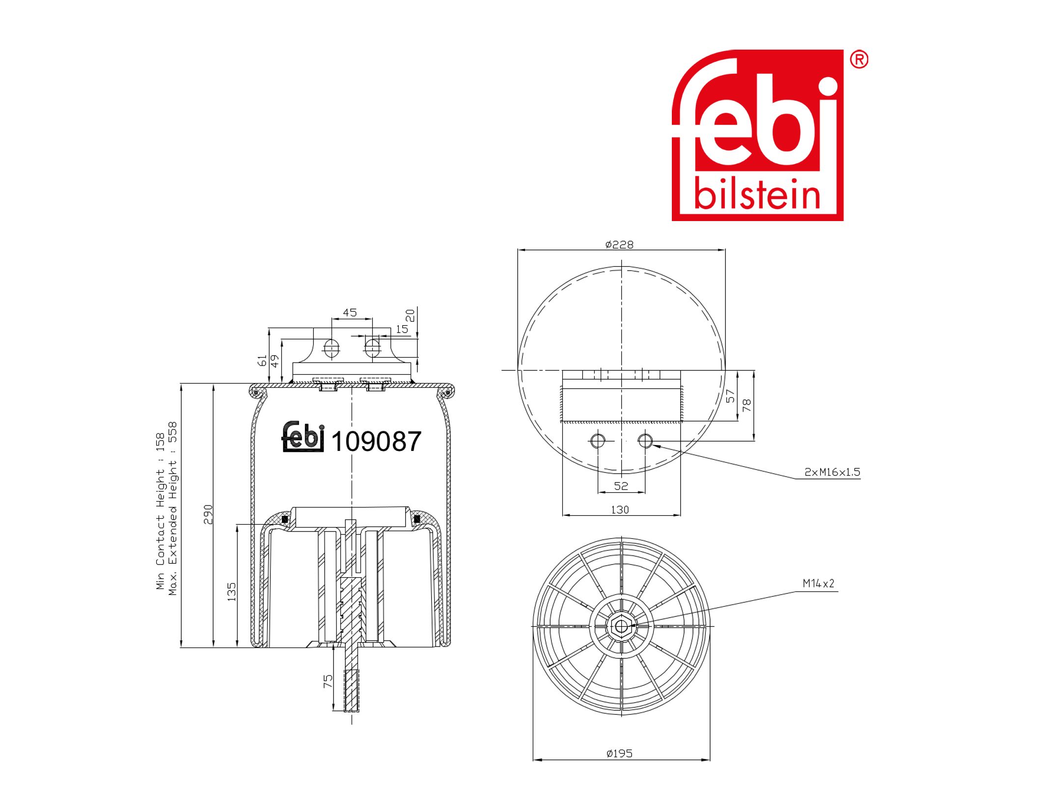 Luftfederbalg Febi 0 4129 7179