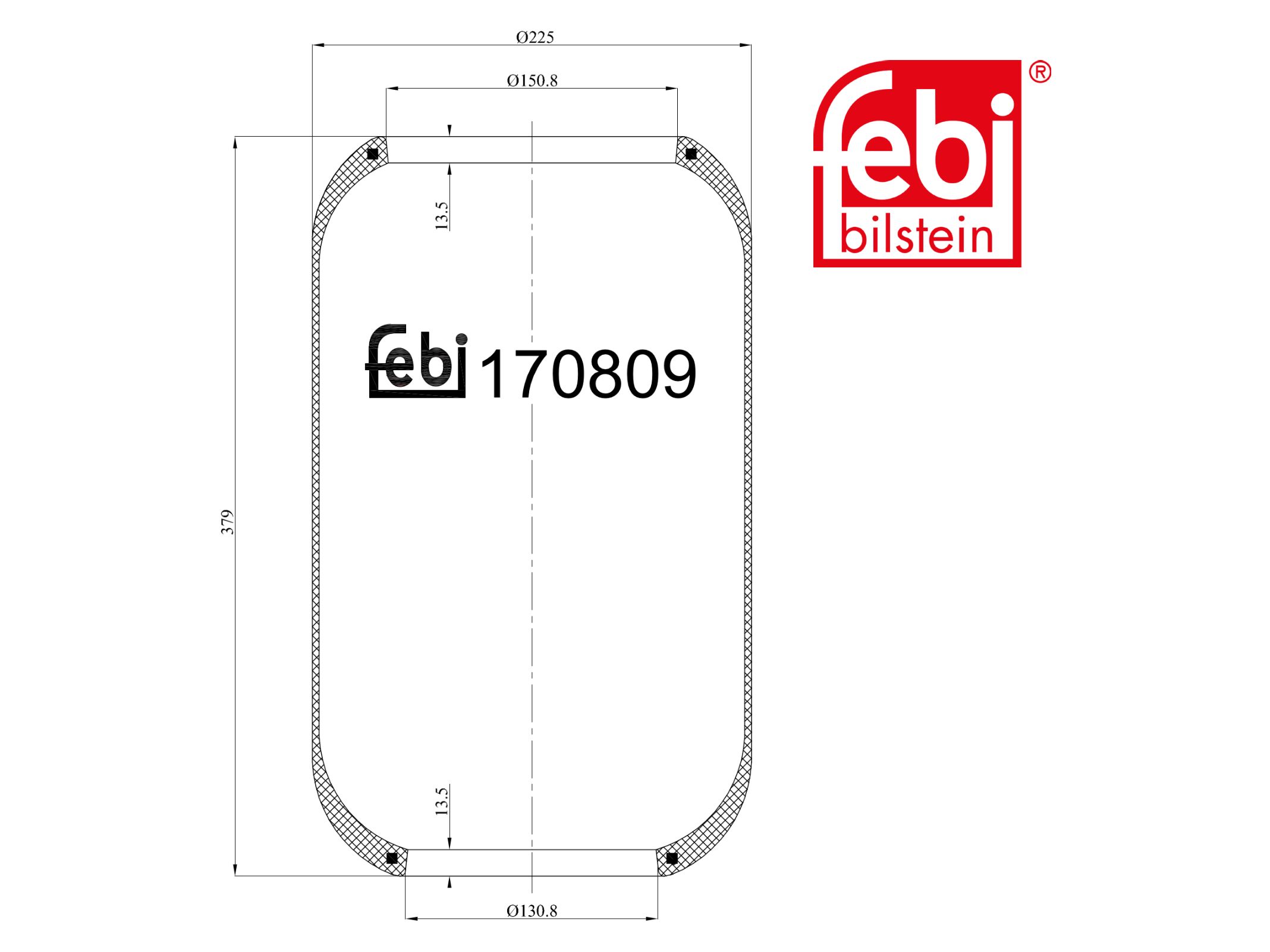 Bellows Febi 70377054