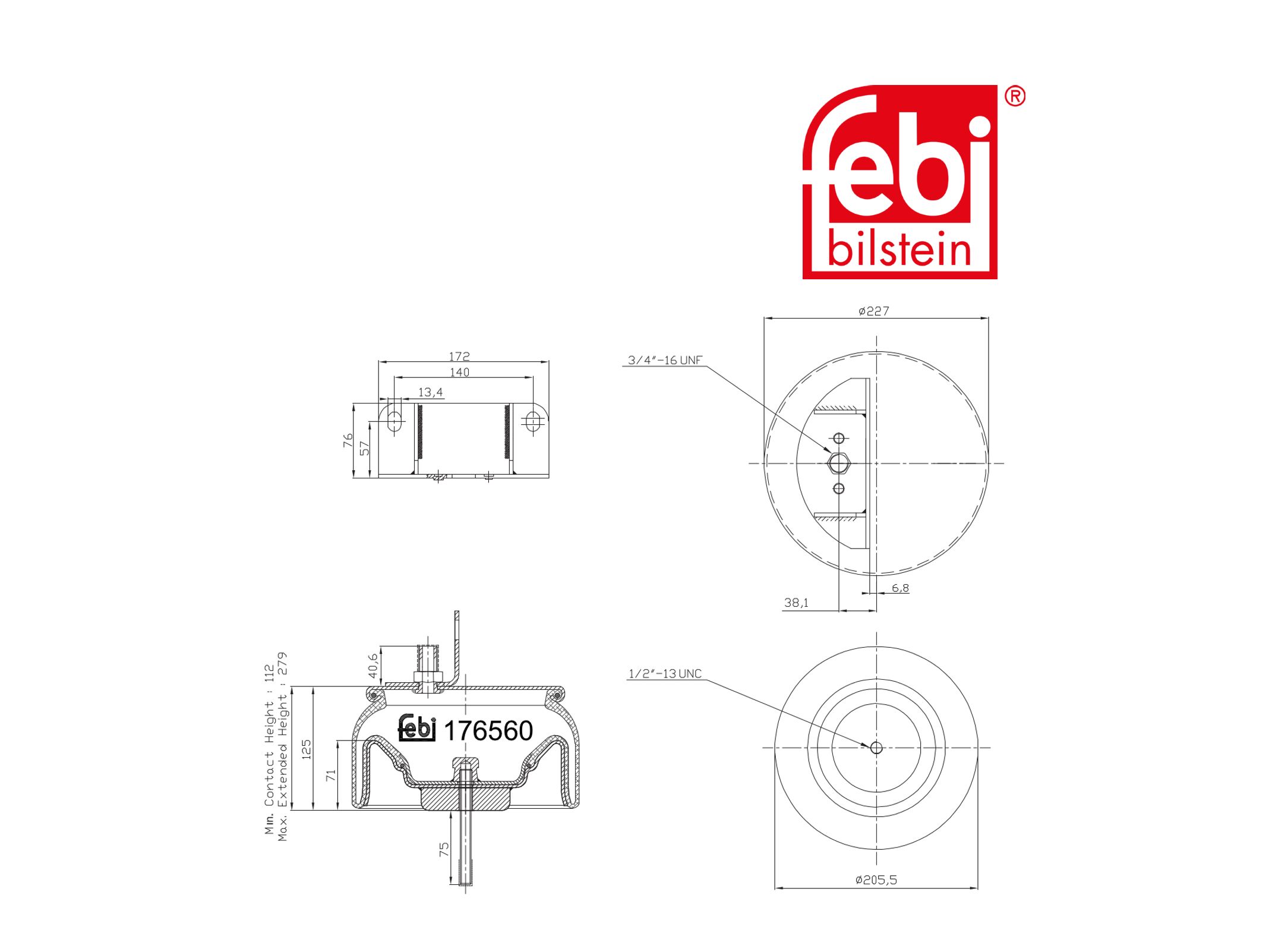 Bolsa de aire Febi 1698 433