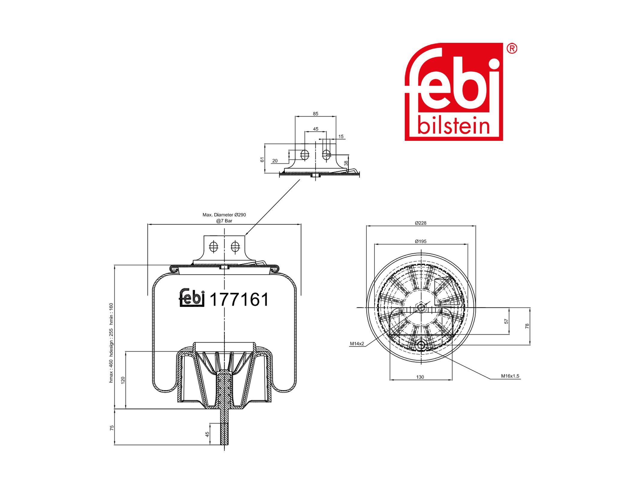 Luftfederbalg Febi 5 0004 2583