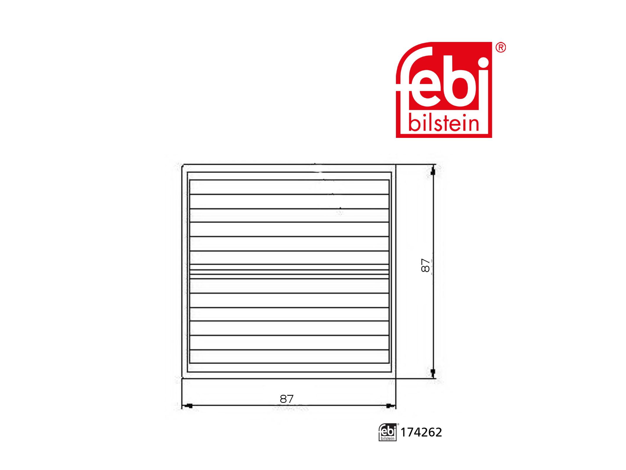 Filtre à carburant Febi 81125030085