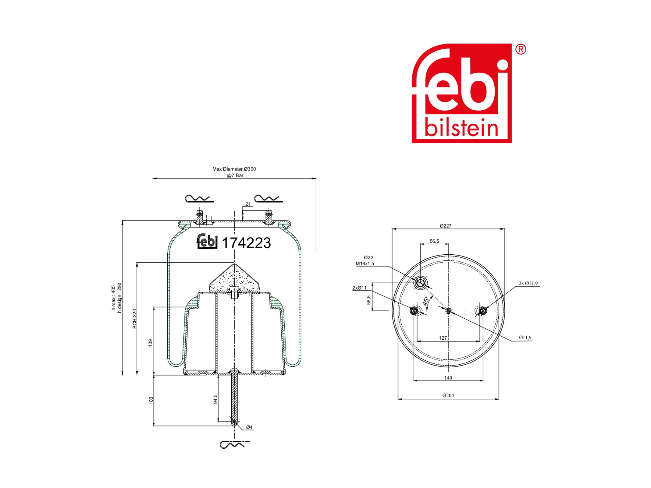 Luftfederbalg Febi 1 726 241