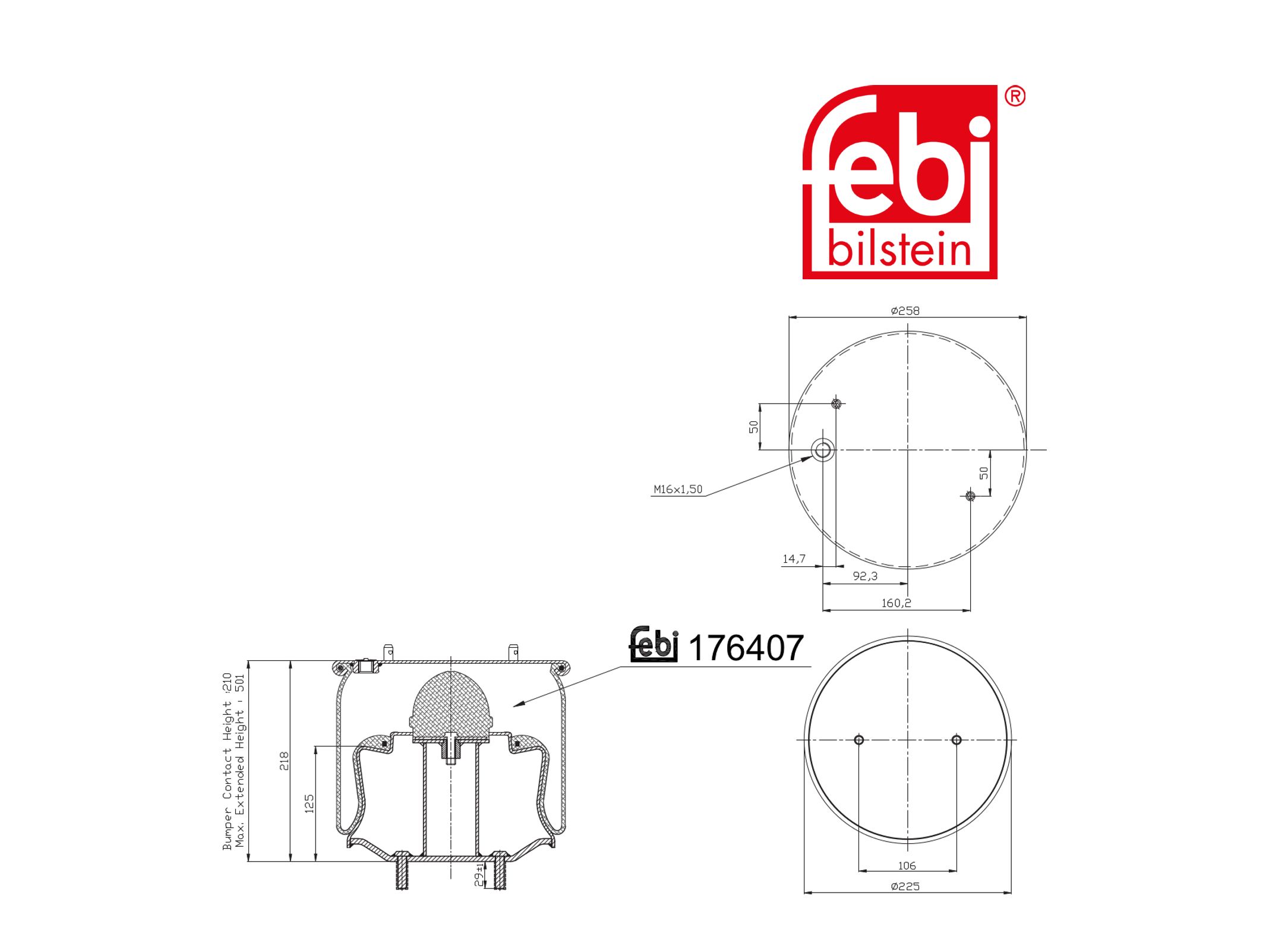 Въздушна пружина Febi 21057936