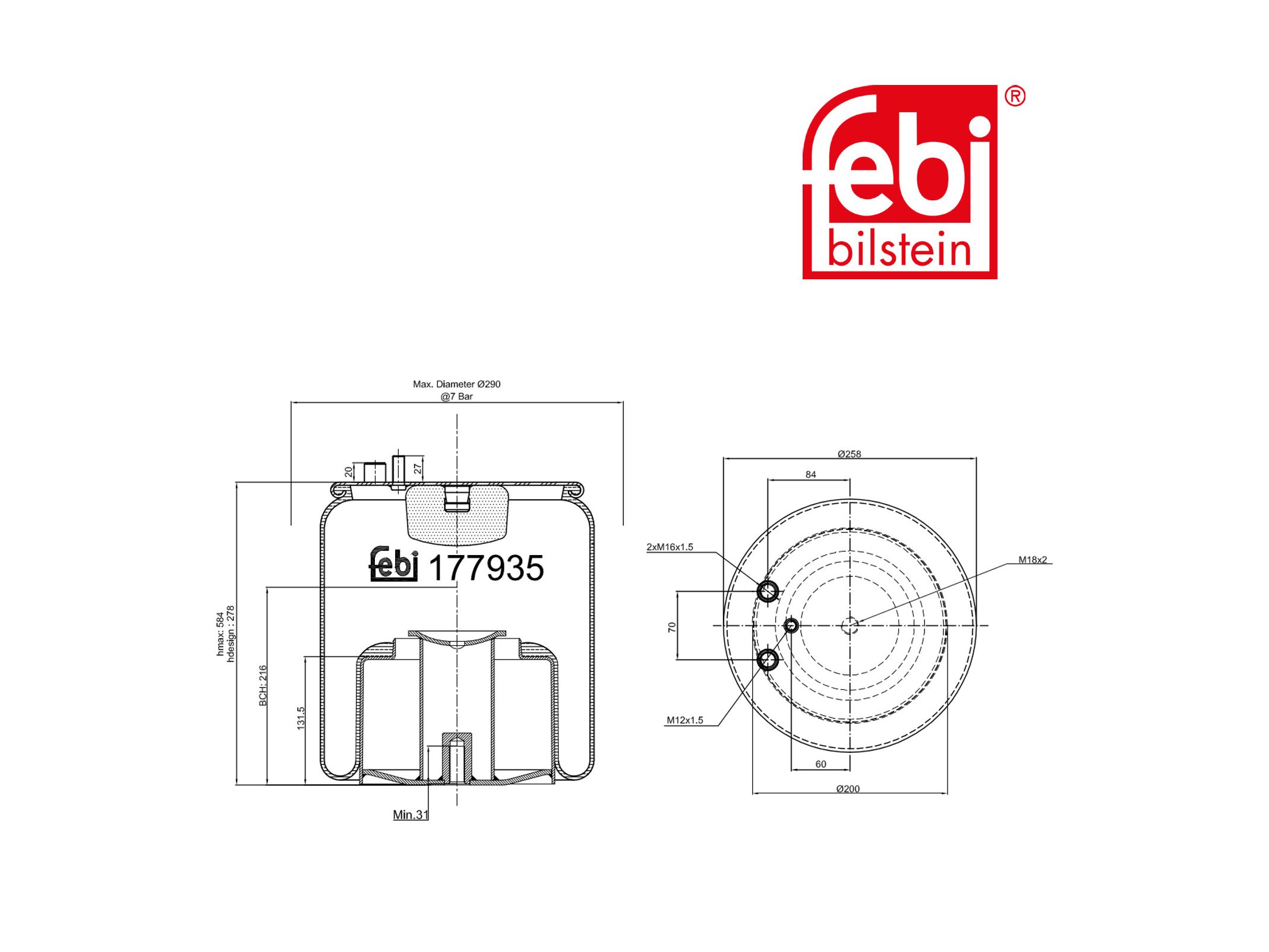 Zračni balonček Febi 81436006041