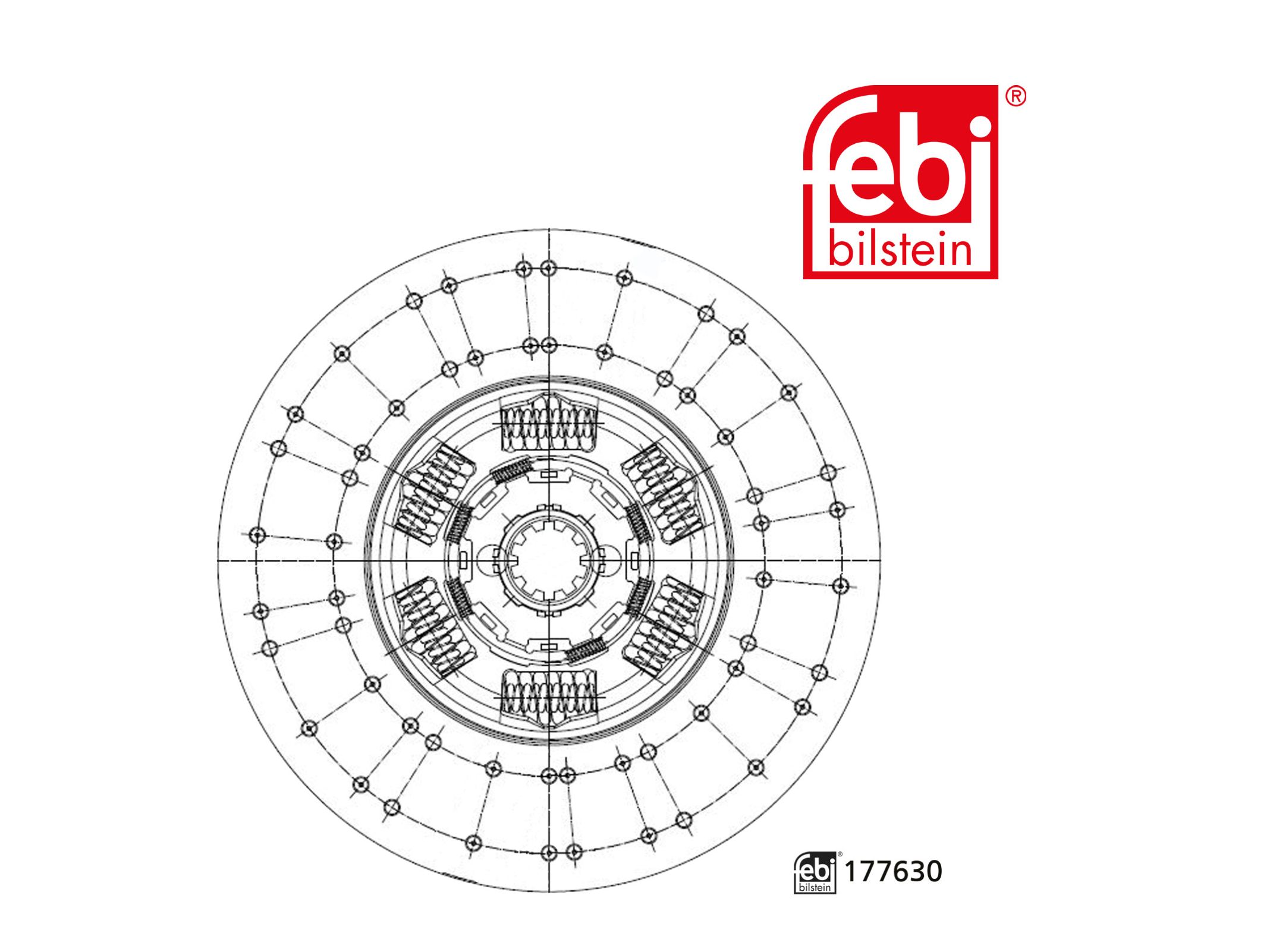 Комплект сцепления Febi 81303010622