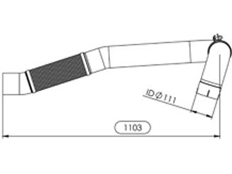 Выхлопная труба Dinex 81152055204