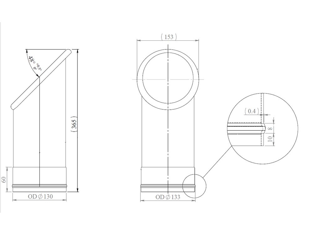 End pipe Dinex 41021472
