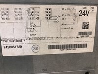 Tachograf Volvo 20851729