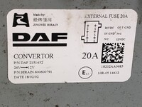 Konverter DAF 1726282 Konverter DAF 1726282