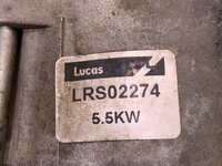 Starter Volvo 20524702