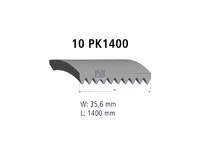 Correa en V DT Spare Parts 9069332696