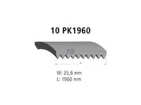 Correa en V DT Spare Parts 981633