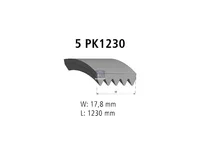 Cinghia Poly-V DT Spare Parts 0009932396