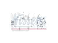 Lufttrockner Nissens 20752542 Lufttrockner Nissens 20752542
