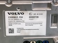 Панель управления Volvo 23595812