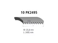 حزام المساعدة DT Spare Parts 2447572