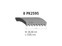 Correa en V DT Spare Parts 1389044