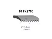 Correa en V DT Spare Parts 1742710