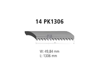 Auxiliary belt DT Spare Parts 51968200270