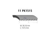 Curea auxiliară DT Spare Parts 51968200206