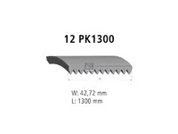 Curea auxiliară DT Spare Parts 51968200253