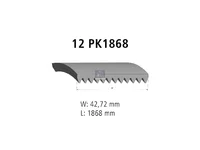 Correa en V DT Spare Parts 51968200179