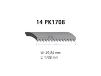 Correa en V DT Spare Parts 82968200018