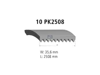 Correa en V DT Spare Parts 06580490032