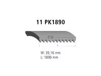 حزام المساعدة DT Spare Parts 5419972692