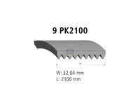 Correa en V DT Spare Parts 0149976092