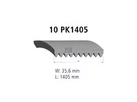 Correa en V DT Spare Parts 9069932696