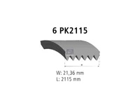 Correa en V DT Spare Parts 0119974892