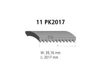 حزام المساعدة DT Spare Parts 0019936096