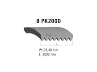 حزام المساعدة DT Spare Parts 9069934696