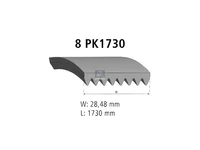 Correa en V DT Spare Parts 9069976792