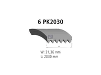 Auxiliary belt DT Spare Parts 0039930896