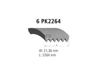 Correa en V DT Spare Parts 0019938696