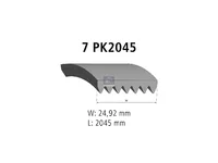 Correa en V DT Spare Parts 0019934696