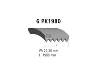 Correa en V DT Spare Parts 4965687