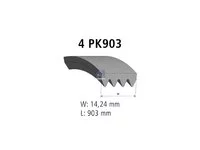 حزام المساعدة DT Spare Parts 504066407
