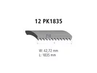 حزام المساعدة DT Spare Parts 504022568