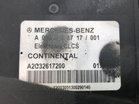 Unidade de controlo CLCS ECAS Mercedes A 003 446 12 17