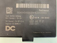 CentralGateway Mercedes A 000 446 14 27 CentralGateway Mercedes A 000 446 14 27