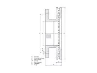 Bremsscheibe DT Spare Parts 1962326