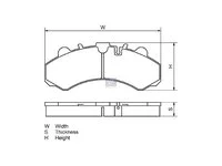 Bremsbeläge DT Spare Parts