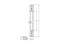 Bremsscheibe DT Spare Parts 3092710S