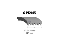 Correa en V DT Spare Parts 504019978