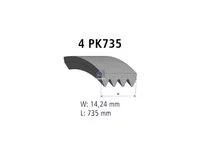 حزام المساعدة DT Spare Parts 0019934596