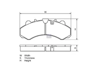 Bremsbeläge DT Spare Parts